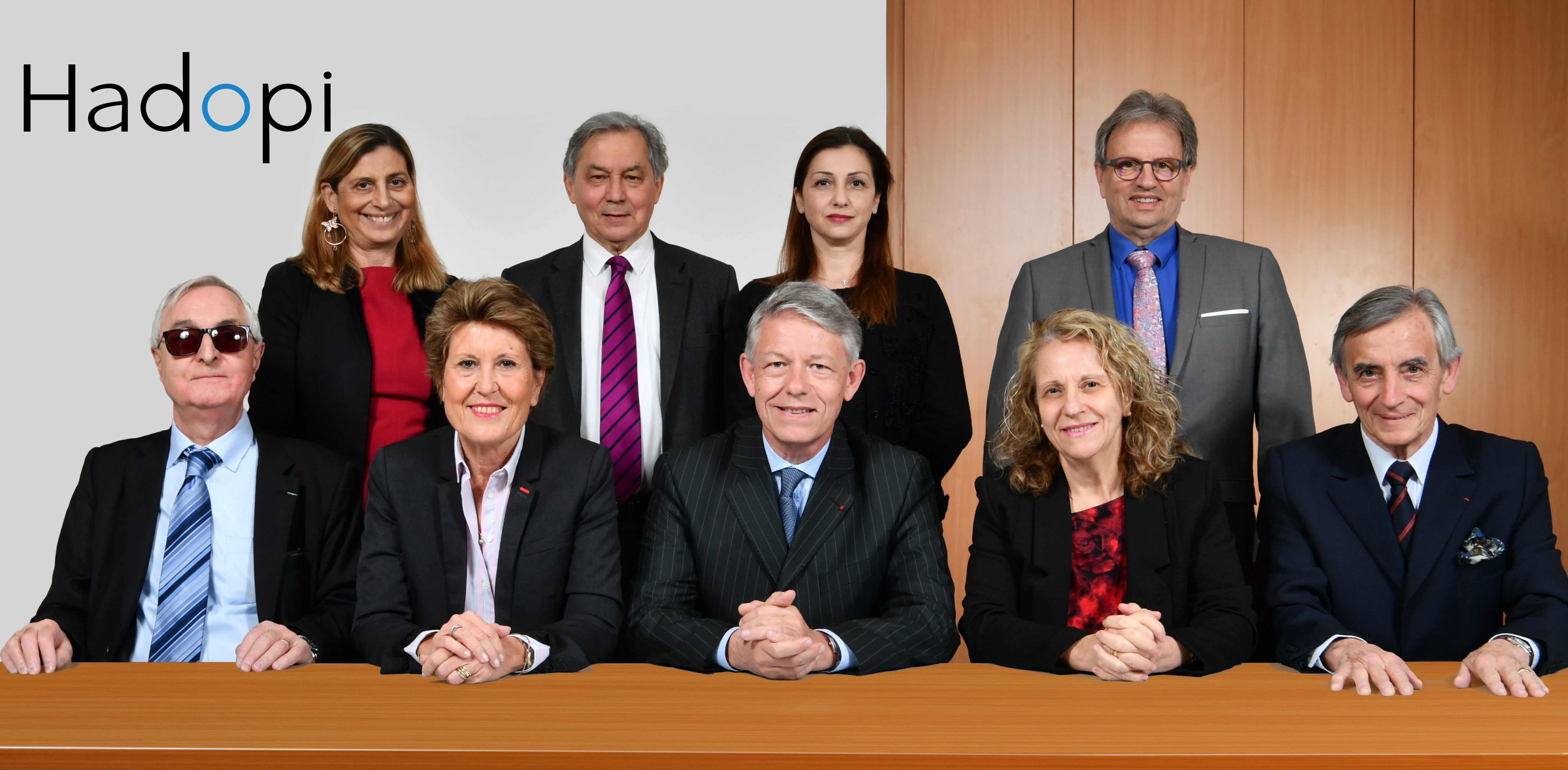 Les membres du Collège de l'Hadopi